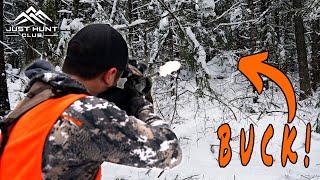 Tracking Down Bucks in the Snow | Rifle Deer Hunting