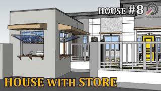 HOUSE DESIGN IDEA | House Design with Store | Modern House Design