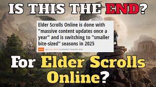 Is this the end for The Elder Scrolls Online?