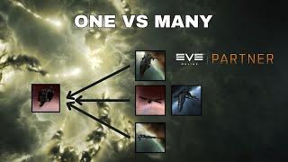 EVE Online PVP One vs Many - Fighting the Gangs