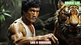 "Martial Arts Clash: Bruce Lee Faces the Black Tiger"