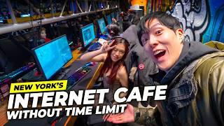 Internetcafé ohne Zeitlimit in New York!