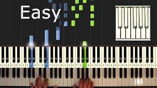 Somewhere Over The Rainbow - Piano Tutorial Easy (Israel) - How To Play (Synthesia)
