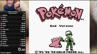 Pokemon Red Speed Run | GardenFlouer's Firsts -Emulator- -Keyboard-