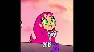 Evolution of Starfire #shorts #evolution