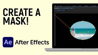 How to Create a Mask or Cut Portion of Video Clip in Adobe After Effects