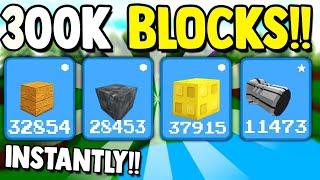 *CLAIM* 300000 BLOCKS!! | Build a Boat for Treasure ROBLOX