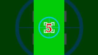 green screen timer ⏳⌛ countdown 5sec video V10 #greenscreen #short #shorts