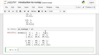 55  Reshape and Transpose | NumPy