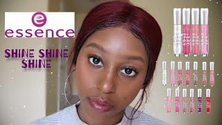 Essence Shine Shine Shine Lipgloss Swatches