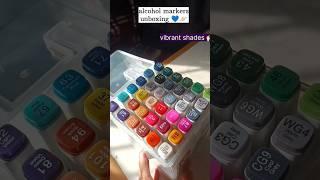 Alcohol markers unboxing 🪐 touch cool #alcoholmarkers #touchcool #art #touchmarkers #markers #song