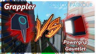 Roblox PARKOUR: Running with Powergrip Gauntlet & Grappler {PGVSGP}