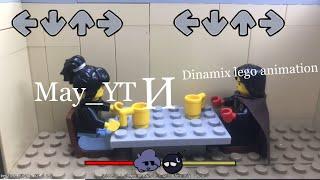 May_YT и Dinamix lego animation Friday night Funkin Lego animation￼ ￼