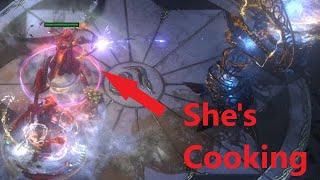 Testing the Thunderquiver  Mercenary on the Cortex Boss (Pure Merc DMG)