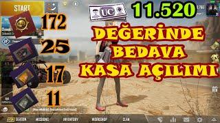 KORE SERVER'I EFSANE BEDAVA KASA AÇILIMI! (ÇEKİLİŞ İÇİN ABONE OLUN) [11.520UC] PUBG MOBILE