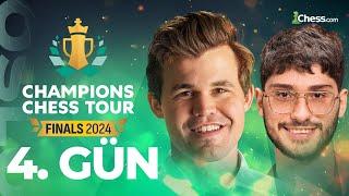 CARLSEN - MVL | NEPO - ALİREZA Finale Kimler Çıkacak? | Champions Chess Tour Final Turnuvası 4. Gün