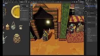 Making of: Forges of Damascus (Low Poly Pixel Art in Octopath Style)