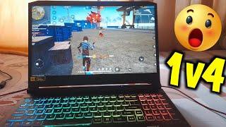 1v4 FreeFire Laptop  Gameplay | Laptop FreeFire Gameplay || Acer Nitro 5 FreeFire