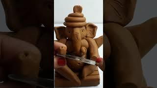 Viral ganpati making video easy and simple by yash tv creations || Clay ganesh making with 4 hands..