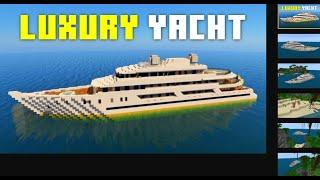 ️ Minecraft LUXURY YACHT Tour – Explore & Test the Ultimate Yacht Map! BY FALL STUDIOS ️️