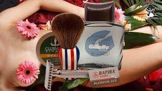  Бритьё. Совершенно новый подход к Muhle R41 + RAPIRA PLATINUM LUX, Yaqi Brush, Gillette, Pinaud