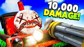 Hitting CHARLES With 10,000 DAMAGE with MODS - Choo Choo Charles