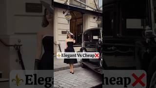 Elegant Vs Cheap !! #shorts #viralvideo #trending #aesthetic #fashion #style #ootd #viral #fyp #diy