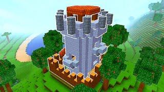 Рыжик построил Сторожевую Башню в Блок Крафт 3Д (Block Craft 3D) В гостях у Рыжика