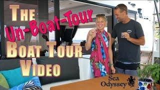 sv Sea Odyssey ~ The Un-Boat-Tour Boat Tour Video ~ Fountaine Pajot, Saba 50 catamaran