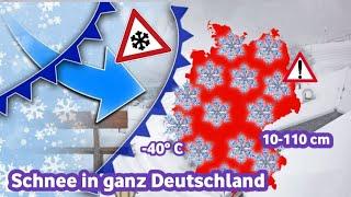 Warnung wetter, große Polardepression über Deutschland!!   Mit Schnee  Und sibirischer Frost