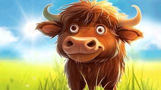 Daisy’s Bold Adventure: How a Highland Cow Found Courage!