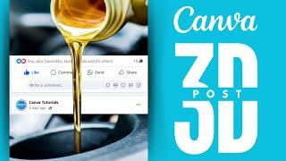 How to make a 3D Social Media Post in Canva