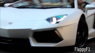 INSANE!! Lamborghini Aventador LP700-4 in white!! Drive-by!! London Supercars!!