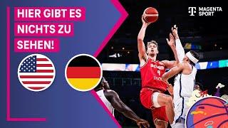 USA – Deutschland, Highlights mit Live-Kommentar | FIBA Basketball-WM 2023 | MAGENTA SPORT