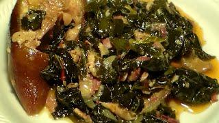 World's Best Southern-Style Collard Greens With Smoked Ham Hocks Recipe