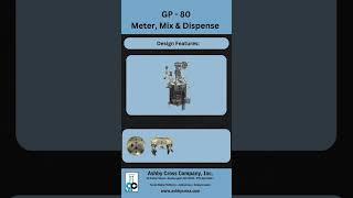 GP 80 BenchTop Meter, Mix, and Dispense System