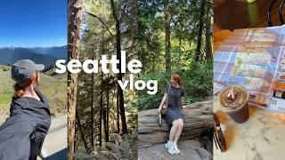 USA VLOG  my first trip to seattle, olympic national park, bookstores, bainbridge island