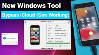 NEW Update iCloud Tool Bypass Windows With Signal/Sim/ on iOS 17/16/15/12 iPhone/iPad iBypass Signal