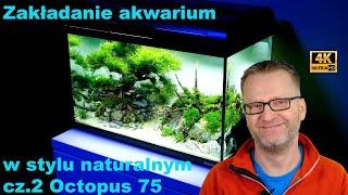 Zakładanie akwarium w stylu naturalnym cz. 2 Octopus 75