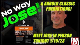Jose Gives His Top Arnold Picks! #nowayjose #musculardevelopment