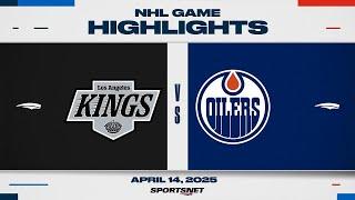 NHL Highlights | Kings vs. Oilers - April 14, 2025