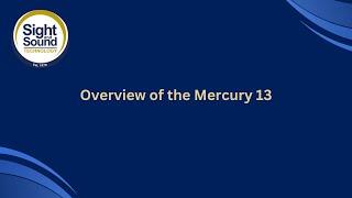 Overview of the Mercury 13