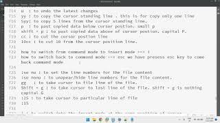 Basic commands in linux