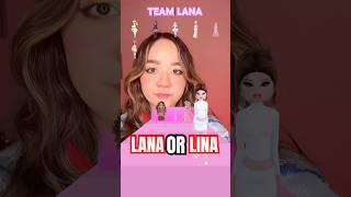 LANA Vs. LINA Dress To Impress Filter!