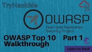 TryHackMe - OWASP Top 10 Walkthrough P.1 (CompTIA PenTest+)