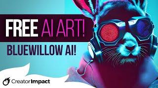 New! FREE AI ART Generator BlueWillow  (Competitor to Midjourney?)