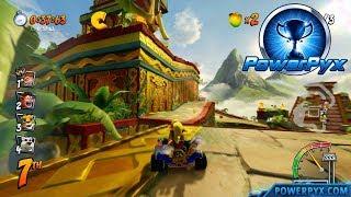 Crash Team Racing Nitro Fueled - Papu's Pyramid Shortcuts (Pyramid Parkour Trophy Guide)