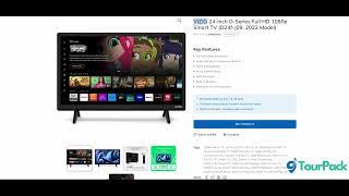 "VIZIO 24-inch D-Series Full HD 1080p Smart TV: AirPlay, Chromecast & Alexa | 2022 Model"