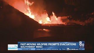 RENO FIRE: Fast-moving wildfire prompts evacuations in southwest