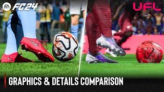 EA Sports FC 24 vs UFL | Graphics & Details Comparison